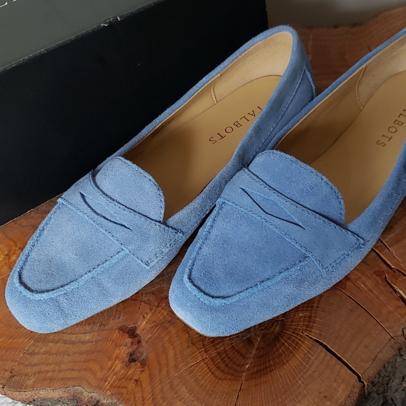 Talbots Becca Flats Windsor Blue 8 GREAT CONDITION - Picture 2 of 8